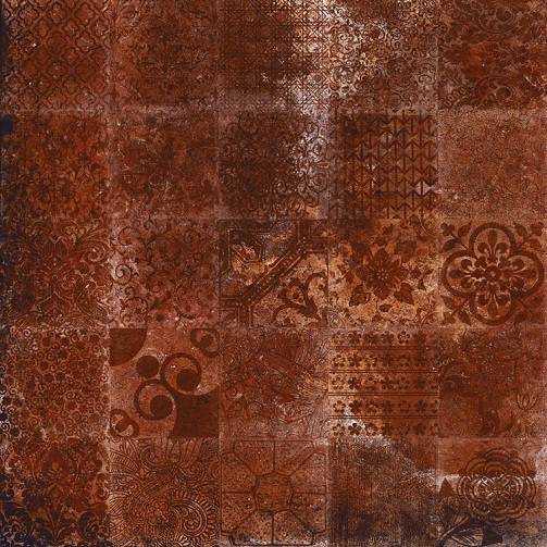 Напольная плитка «Alhamar Decorative Rojo (33x33)» фабрики Exagres