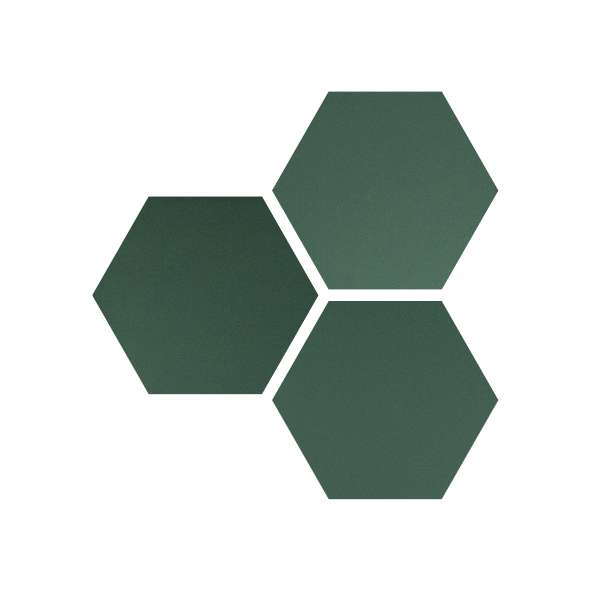 Напольная плитка «Wow Hexa Six Green (14x16)» фабрики Wow